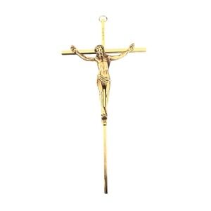 Vintage INRI Brass  Hanging Crucifix/Jesus on the Cross